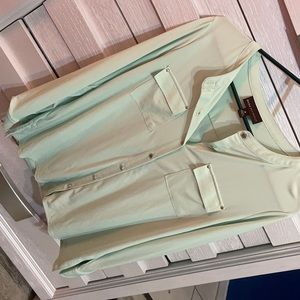 Mint green blouse